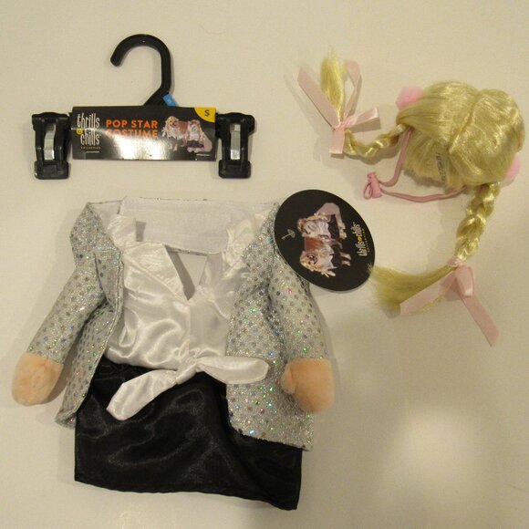 NEW SIZE SMALL "POP STAR" HALLOWEEN COSTUME FOR DOGS - Picture 1 of 16